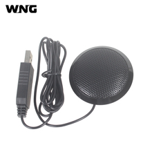 USB Plug computer tabletop Omnidirectional Condenser Boundary Conference microphone for Recording Game Skype VoIP Call 2024 - buy cheap