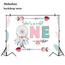  Newborn Baby Shower Wild One Photography Backdrop Birthday Party Decoration Photo Background Computer Printed 143 2024 - buy cheap