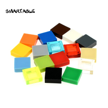 Azulejo Smartable 1x1 con tachuelas planas, piezas de bloques de construcción, juguetes para niños, DIY, Compatible con las principales marcas 3070/3070b, 700 unids/lote 2024 - compra barato