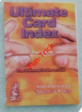 Ultimate Card Index - Magic Trick , Close Up Magic 2024 - buy cheap