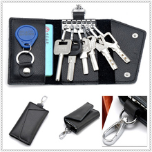 styling Leather Men Car Key Case for Chevrolet Miray Caprice Agile Stingray Aveo5 Matiz Lumina HHR 2024 - compre barato