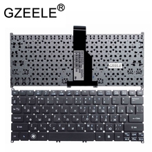 Gzeele-novo teclado para laptop russo, acer aspire one, b113, 725, 726, ao765, 756, ms2346, embutido, preto 2024 - compre barato