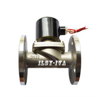 DN32 DC24V two way stainless steel Normally closed flange solenoid valve 2024 - buy cheap