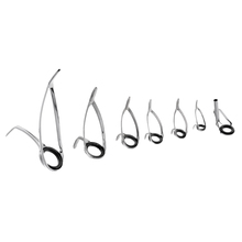 7 Pieces Ring Ceramic Accessories Fishing Rod Tip Stainless Steel Guide Eyes 7-Sizes 5 6 8 10 12 16 20 2024 - buy cheap