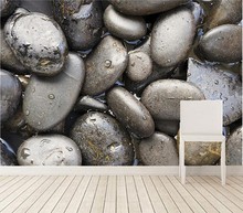 Custom 3D murals,3D three-dimensional water pebbles papel de parede,hotel living room sofa TV wall bedroom wallpaper 2024 - buy cheap