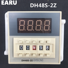 DH48S-2Z-Interruptor de tiempo programable Digital, interruptor de temporizador de retardo de encendido SPDT, 2 grupos de contactos AC36V, 0,01 V,110V,220V,380V, DH48S s-99H99M 2024 - compra barato