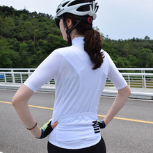 Mulheres branco de alta qualidade pro equipe verão ciclismo camisa manga curta bicicleta jerseys estrada ciclismo roupas topo 2024 - compre barato