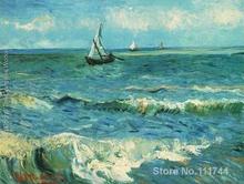 Paintings by Vincent Van Gogh Seascape At Saintes Maries II Hand painted art on canvas High quality 2024 - buy cheap