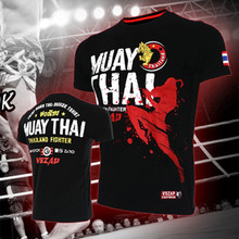 VSZAP boxing clothing muay thai MuayThai Tshirts GarudaMMA Boxing Sports Fighting Fitness Elasticity Tights Trousers Sweatshirts 2024 - buy cheap