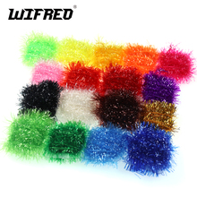Wifreo 1Pack 10mm Wide Crystal Flash Tinsel Hackle Flash Egg Fly Trout Salmon Fly Lures Tying Material for Fly Tying Streamer 2024 - buy cheap
