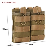 Bolsa táctica de nailon 1000D para exteriores, bolsa militar de doble tapa para Airsoft M4 Mag 2024 - compra barato