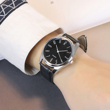 Ccq relógio de pulso masculino b1, relógio de pulso de couro quartz simples de marca famosa e luxuosa para homens 2024 - compre barato