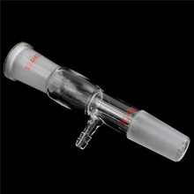 24/40,Gas Inlet Adapter Lab Glassware,Glass Straight Tube Vacuum Take-off Adapter 2024 - buy cheap