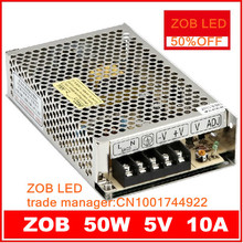 50W 5V 10A LED Switching Power Supply,For LED Strip light,85-265AC input, power suply 5V Output in stocks--2PCS/LOT 2024 - buy cheap