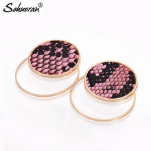 Sehuoran Oorbellen Stud Earrings For Women Tige Punk Earrings Statement Fashion Jewelry Pendienres Brincos New Trendy Brand EAR 2024 - buy cheap