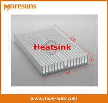 Free ship 5pcs/lot Aluminum heat sink 100*60*10MM PCB aluminum alloy heat sink electronic radiator 2024 - buy cheap