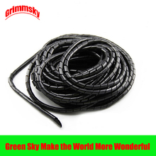 4/6/8/10/12/14/16/18/20/25/30mm Spiral Wire Organizer Wrap Tube Flame Retardant Cable Sleeve Spiral Wrapping Band 2024 - buy cheap