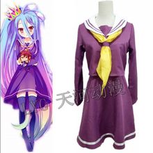 Shiro NO GAME NO LIFE Sailor Dress Cosplay Costume The Game Of Life COS Dresses Free Shipping 2024 - buy cheap