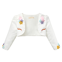 MUABABY Unicorn Party Clothes Girl Embroidery Cape Long Sleeve Lace Waistcoat Jacket Kid Unicorn Vest for Princess Costume Dress 2024 - buy cheap