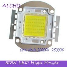 50 Вт LED высокой мощности SMD LED холодный белый 20000 k-25000 K 32-34V 5000-5500Lm для DIY 2024 - купить недорого