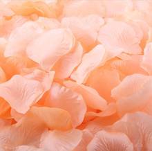 Champagne artificial rose petals for bridal shower,wedding party, anniversary,house decoration, 2000pcs, free shipping 2024 - buy cheap
