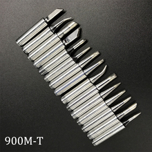 10pcs high quality 900M-T Soldering iron tip 900M-T-I B K 1C 2C 1.6D... for  Saike aoyue lucky solder tips 936 852d+ 909D 2024 - buy cheap