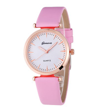 GENEVA-Reloj de pulsera de cuarzo para mujer, accesorio analógico, redondo, informal, a la moda 2024 - compra barato