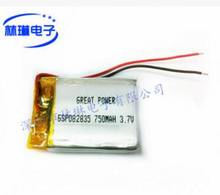 082835P 802835 3.7V 750mah with protective plate MP3 MP4 speaker polymer lithium battery Rechargeable Li-ion Cell 2024 - buy cheap