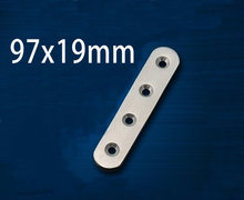 6Pieces 97x19mm Stainless Steel Angle Plate Corner Bracket Thinckness 3mm 2024 - buy cheap