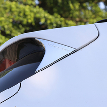 Для Hyundai Tucson 2015 2016 2017 2018, АБС-пластик, Автомобильный задний спойлер Коннер задняя дверца-крышка декоративные планки Тюнинг автомобилей аксессуары 2024 - купить недорого