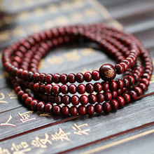 Fashion Natural Red sandalwood 5MM Beads Women Charm Bracelets & Bangle Multilayer Buddha Bracelet Men/ Women Handwork Gift 2024 - buy cheap