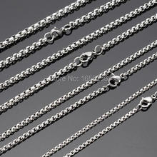 Collar de eslabones de acero inoxidable, 100 unids/lote, gran precio al por mayor, 2,8mm, 24'' 2024 - compra barato