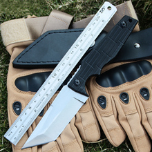 Бесплатная доставка открытый высокой твердосплавный нож выживания самообороны портативный прямой нож для выживания в дикой природе 2024 - купить недорого