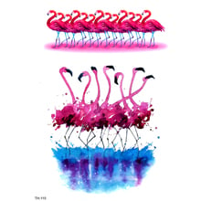 5pcs Flamingos Waterproof Temporary Tattoos Men Beauty Birds Tatoo Temporary Stickrs Tatouage Temporaire Glitter Tattoo Sticker 2024 - buy cheap