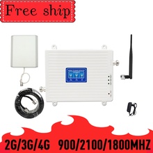 TFX-BOOSTER 2G 3G 4G Mobile Cellular Signal Repeater GSM 900 LTE DCS 1800 WCDMA 2100mhz Triple band Cell Phone Signal Booster 2024 - buy cheap