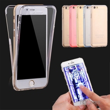 Ultrathin Clear Transparent TPU Silicone Flexible Soft Cover Case For Apple iPhone 6 6s 7 / Plus / 5S SE Full Protect Phone Case 2024 - buy cheap