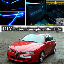 Banda de fibra óptica de luz de ambiente interior, tuneado de ambiente, para Alfa Romeo 156 AR, iluminación de Panel de puerta interior 2024 - compra barato