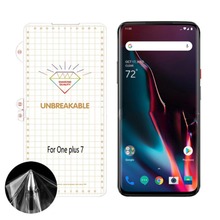 Película protetora de nano hidrogel, película para one plus 7 0.15mm, protetor de tela de cobertura completa para one plus 5t 6 6t, melhor película de tpu 2024 - compre barato