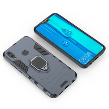 MAODI Броня чехол для телефона для huawei P20 Коврики 20 Lite Pro P Smart Y9 2018 палец кольцо держатель случаях на для Honor 8X10 6X охватывает 2024 - купить недорого