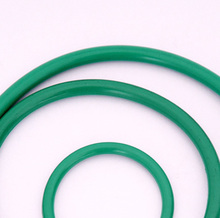 6pcs 5mm wire diameter green fluorine rubber O-ring rings waterproof insulation rubber band 46mm-51mm outer diameter 2024 - buy cheap