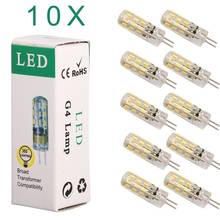 10pcs 1.5W Dimable G4 LED Bi-pin Lights 24 LEDs 3014 DC 12V Warm White Cold White Home Lighting 2024 - buy cheap