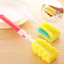2PCS Sponge Baby Milk Feeding Bottle Brush Nipple Cleaning Cup Scrubber Washing Brushes Kitchen Cleaner Tool Baby Accessories 2024 - buy cheap