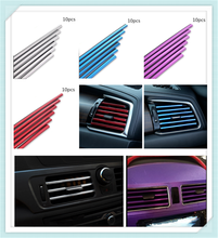 Piezas de coche salida de aire acondicionado tira decorativa clip modificado personalidad para Ford C-MAX Flex B-MAX Atlas Territory 2024 - compra barato