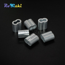 1000pcs/pack 1.2mm Aluminum Cable Crimps Sleeves Rope Clip Fittings Loop Sleeve 2024 - buy cheap