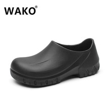 New Kitchen Footwear Slip-proof Chef Shoes Waterproof Oil-proof Wear-resistant Kitchen Working Shoes Food Factory Workshop Shoes 2024 - buy cheap