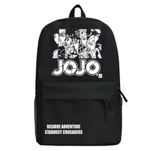 JoJo's Bizarre Adventure Cosplay Kujo Jotaro Backpack School Bag Black Cosplay Bag 2024 - buy cheap