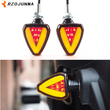 RZOJUNMA Motorcycle Led Turn Signals Daytime Running Light 2 In 1 High Quality Creative 8mm 10mm Universal 2024 - buy cheap