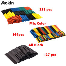 Shrinking 328Pcs Insulation Sleeving Thermal Casing Car Electrical Cable Tube kits Heat Shrink Tube Tubing Wrap Sleeve Assorted 2024 - buy cheap
