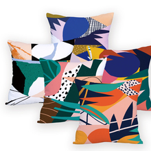 Capa de almofada decorativa colorida de polígono, venda quente de capa de almofada de travesseiro de guindaste, capa de almofada decorativa personalizada 2024 - compre barato