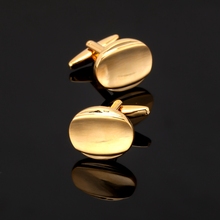 XK514 Men's shirts Cufflinks gold Cufflinks oval concise design 3 double sale free shipping 2024 - buy cheap